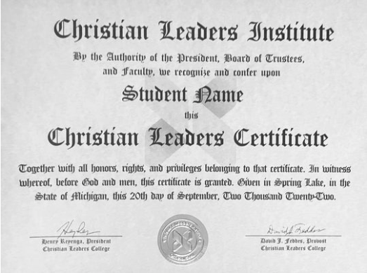 Certificate recognizing achievement