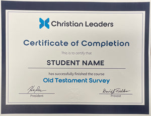 Official Certificate of Course Completion