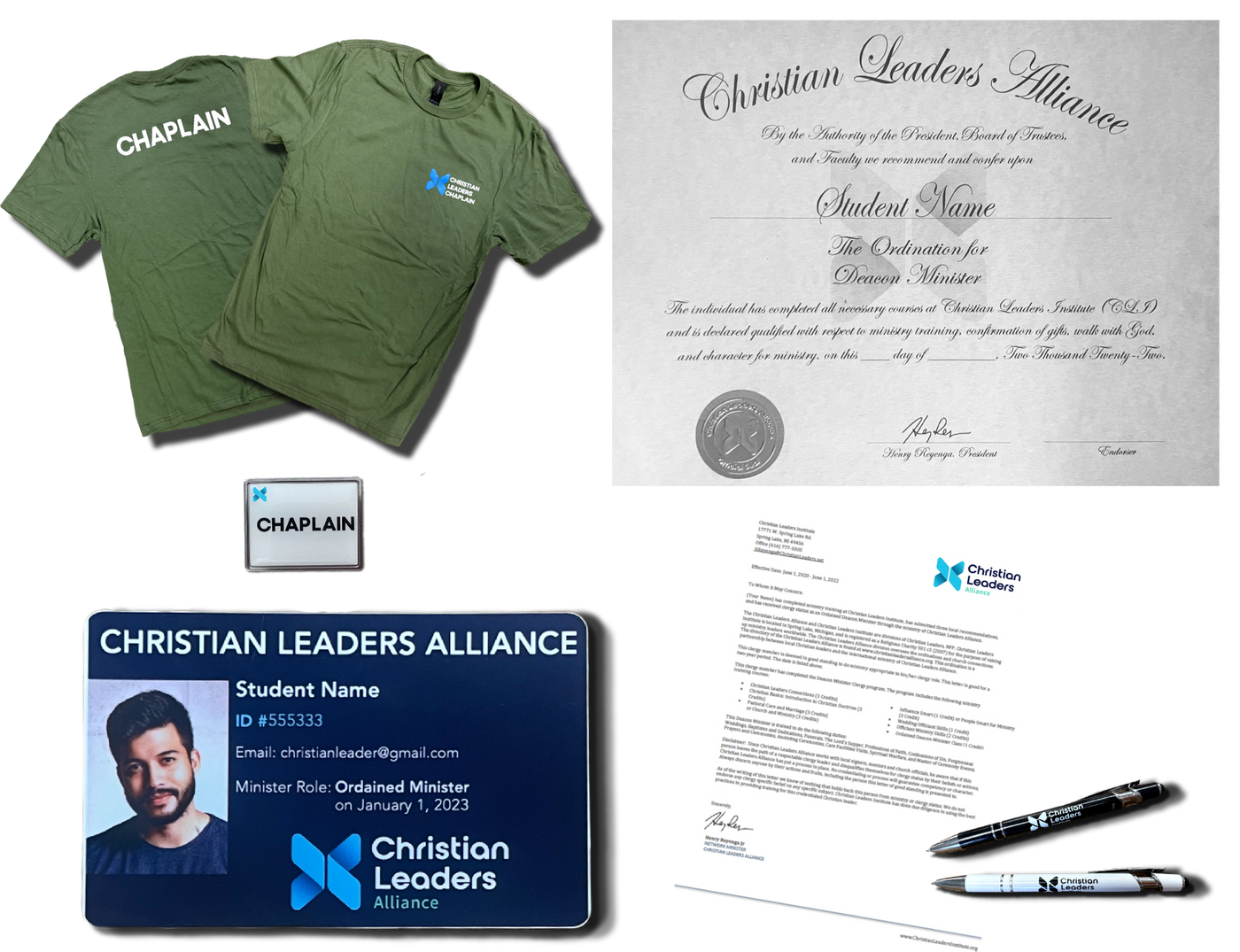 Ministry Chaplain Kit $150 (Essential) – Christian Leaders Ministries