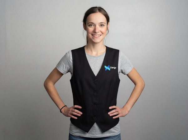 Women’s clergy vest with classic design