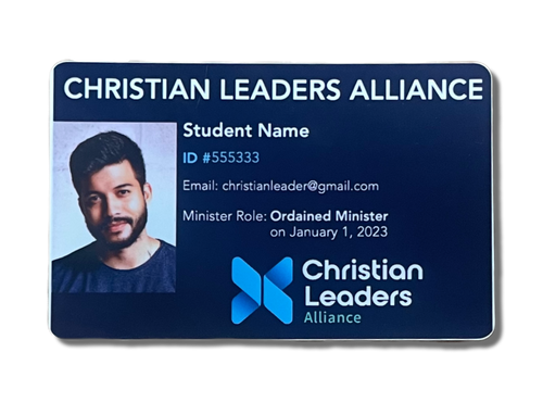 Ordained/Licensed Minister Student ID