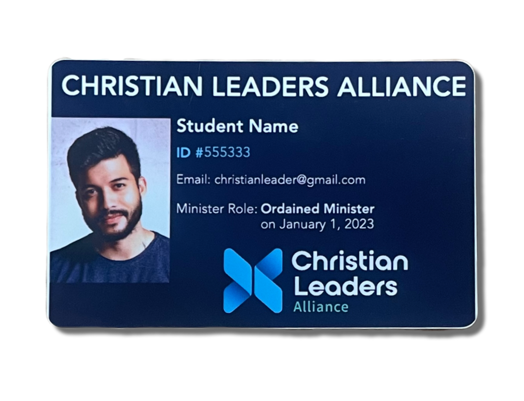 Ordained/Licensed Minister Student ID