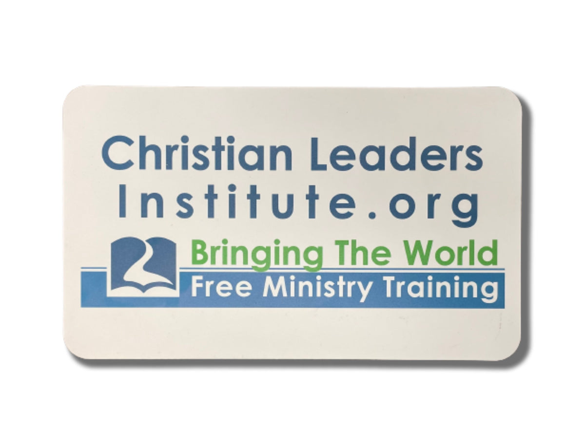 Magnet CLI Bumper Sticker (Classic Logo) – Christian Leaders Ministries