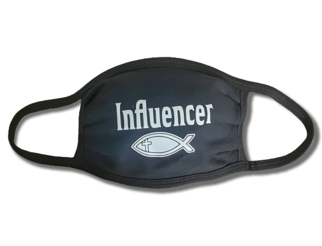 Grey Reusable Christian Influencer Mask