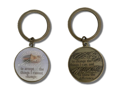 Prayer of Serenity Keychain