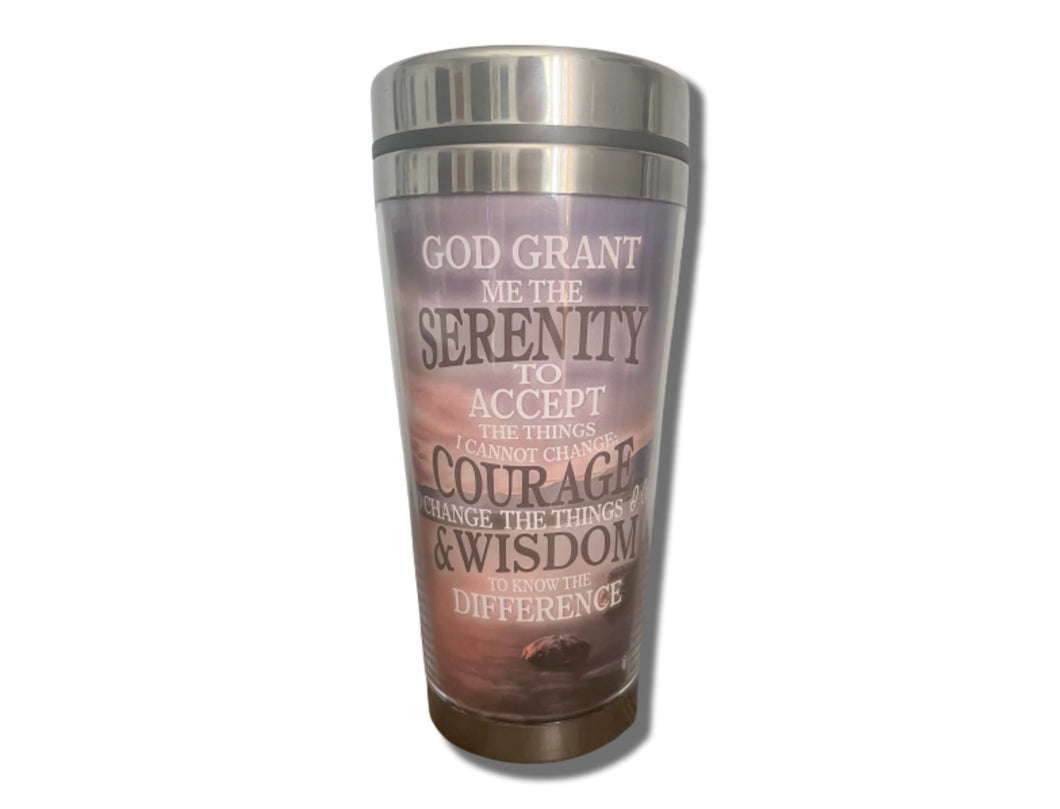 Prayer of Serenity Travel Mug